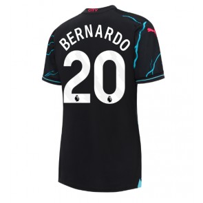 Manchester City Bernardo Silva #20 Replika Tredjetrøje Dame 2023-24 Kortærmet